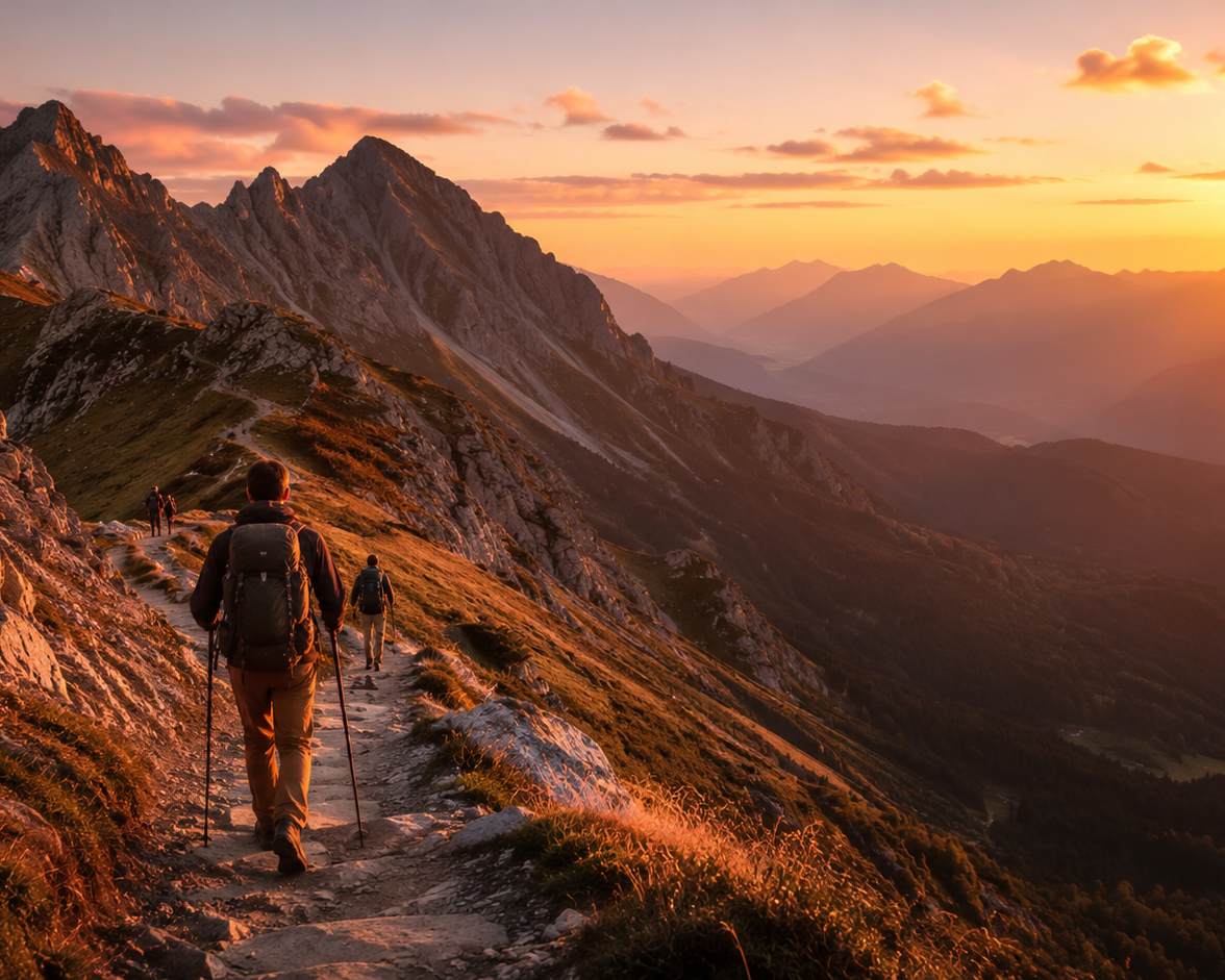 trekking dopo l'ufficio
